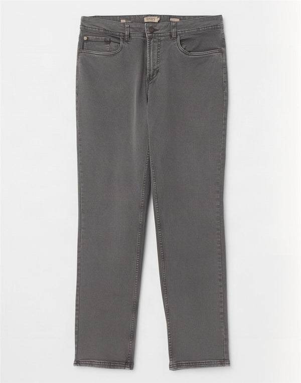 Dack's Męskie jeansy slim IT 52 XL W34 L31 Szara bawełna