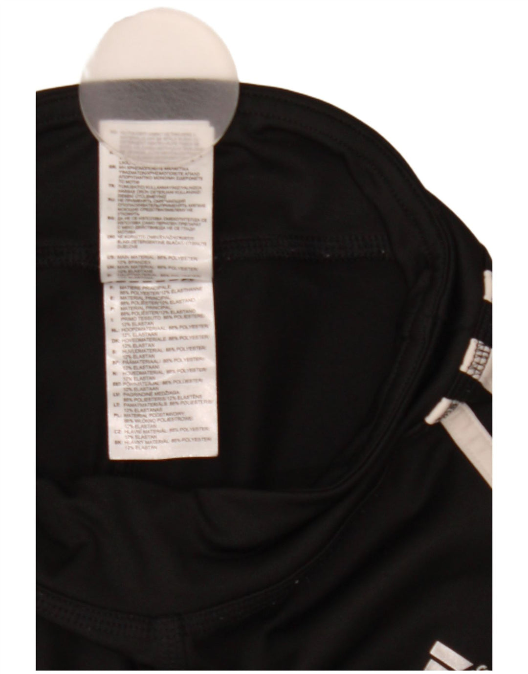 Legginsy damskie Adidas UK 0/2 2XS Czarny poliester