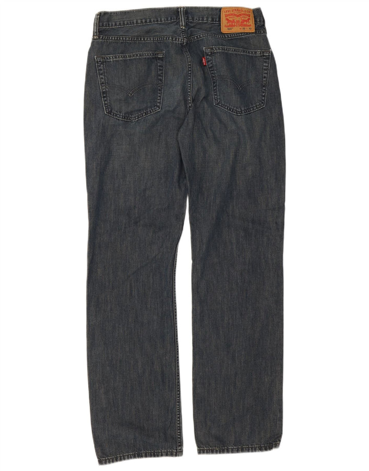 Męskie jeansy Levi's 514 Straight W32 L32 Niebieskie bawełniane