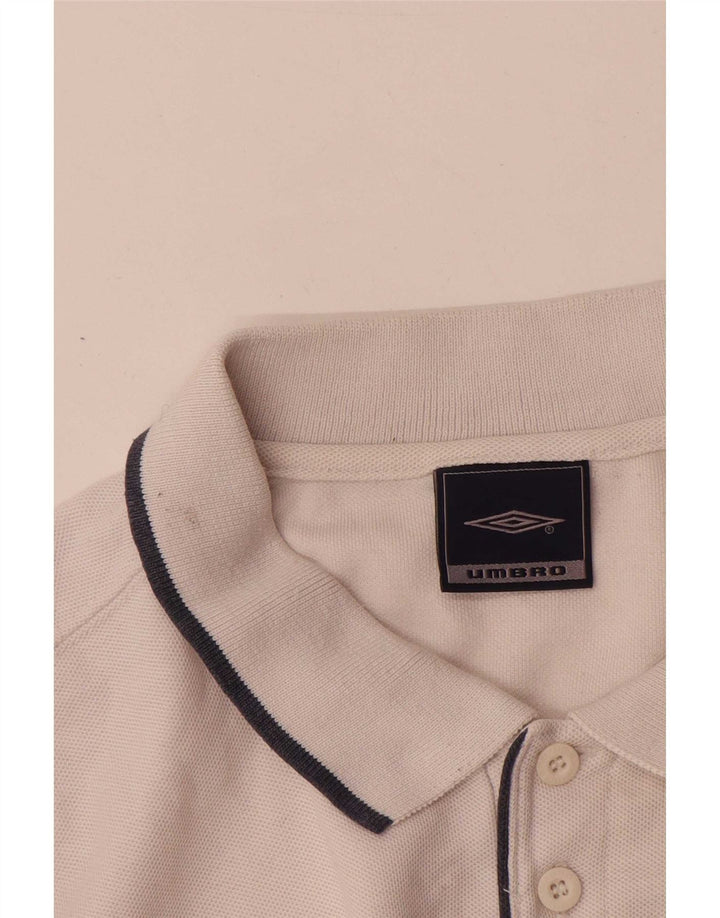 Męska koszulka polo Umbro XL w kolorze białym