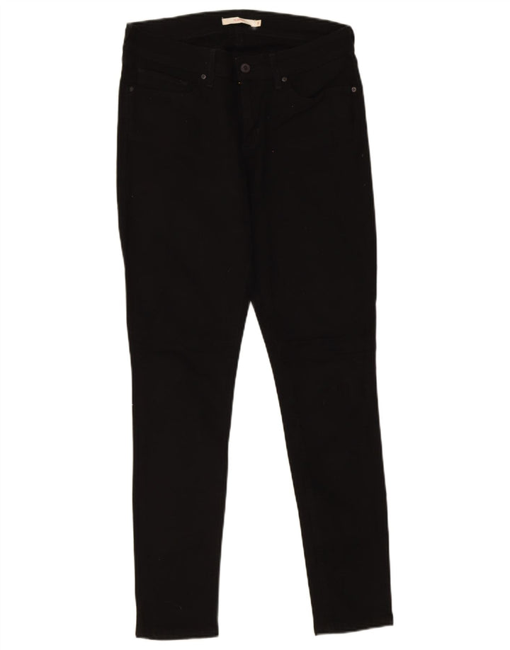 Damskie jeansy Levi's 711 Skinny W31 L29 Czarna bawełna