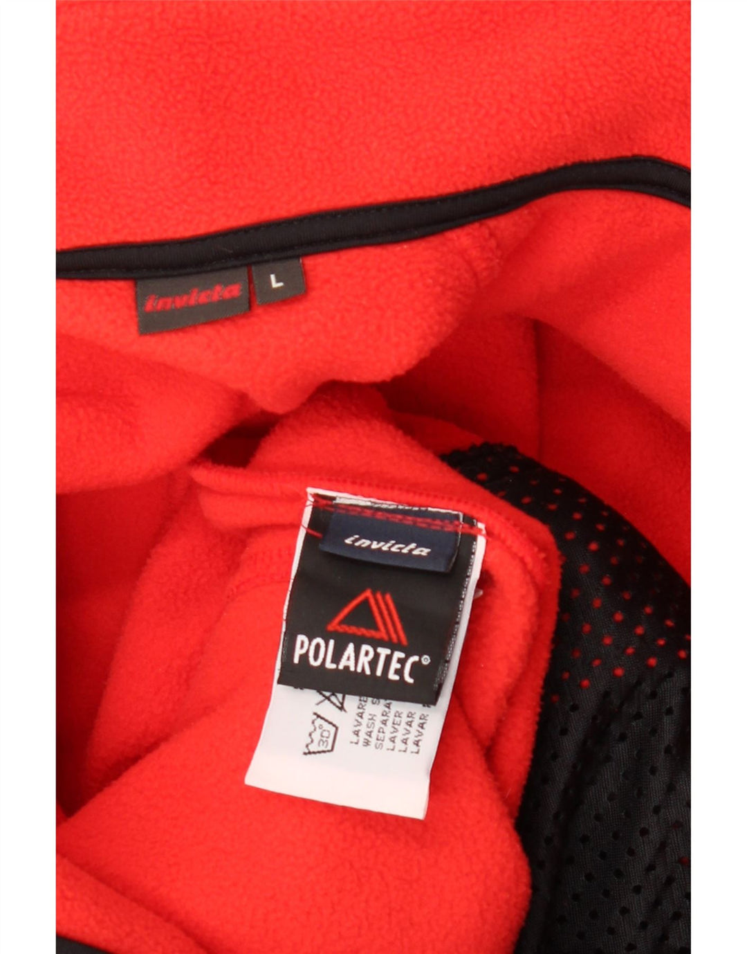 Męska kurtka polarowa INVICTA, duża, czerwona, z poliestru