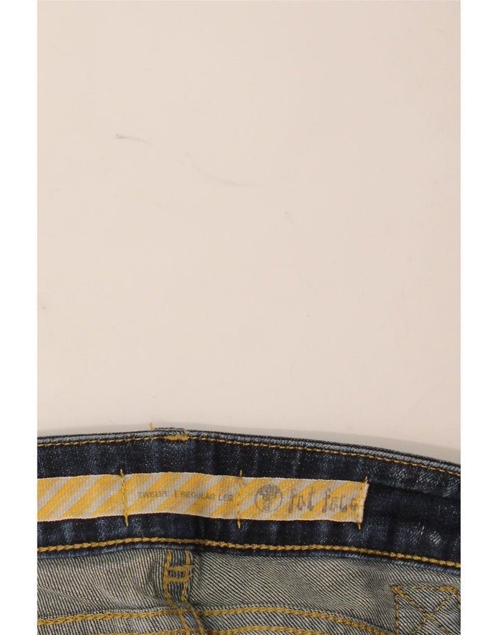 Damskie dżinsy Fat Face Regular Straight UK 12 Medium W34 L32 Niebieskie bawełniane