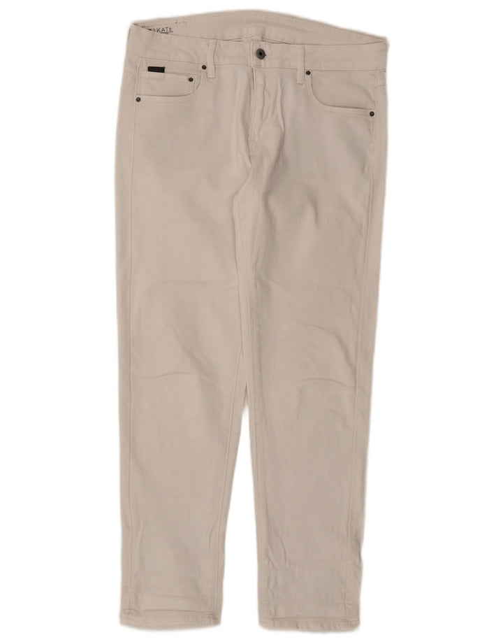 Damskie jeansy slim G-STAR W29 L29 Biała bawełna