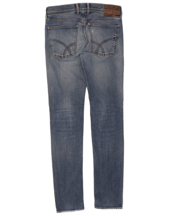 Damskie jeansy Gas Slim W31 L34 Niebieskie bawełniane
