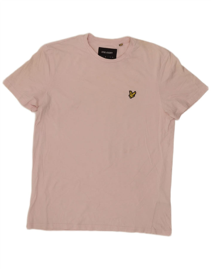 T-shirt męski LYLE & SCOTT Top, średni, różowy, bawełniany