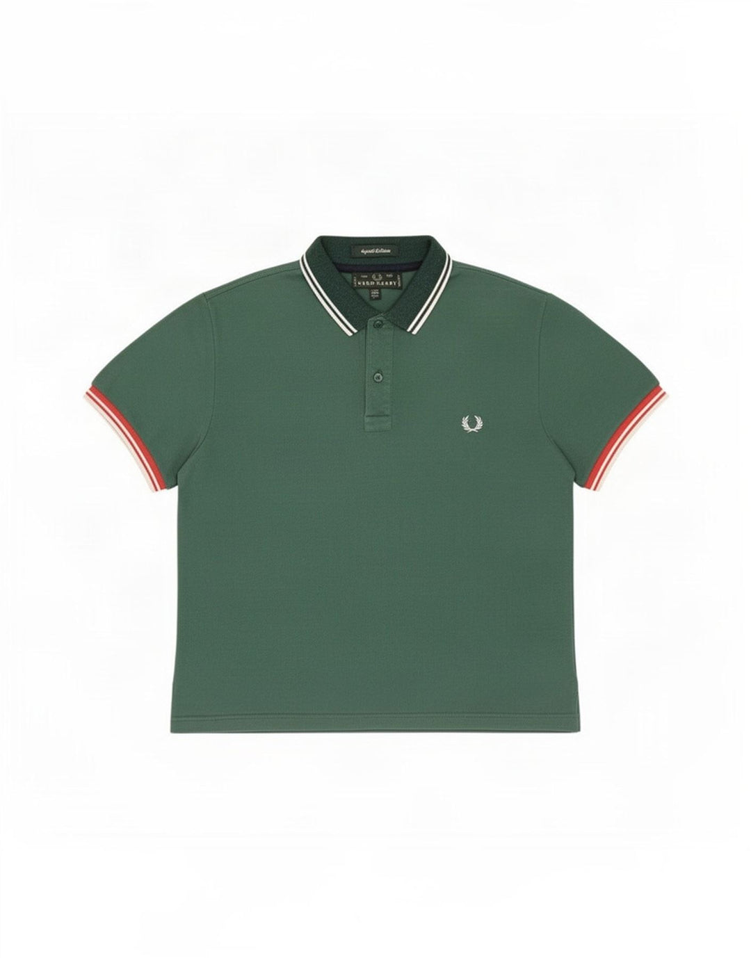 Męska koszulka polo Fred Perry XL w zielone paski