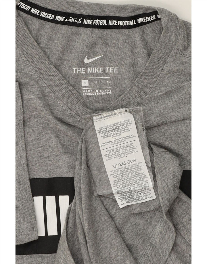 NIKE Mens Graphic T-Shirt Top Small Grey Cotton Vintage Nike and Second-Hand Nike from Messina Hembry 