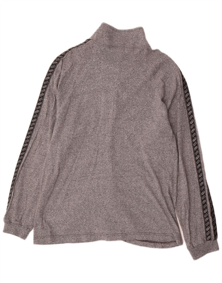 Męska bluza dresowa Asics z grafiką XL, szara, bawełniana w plamki