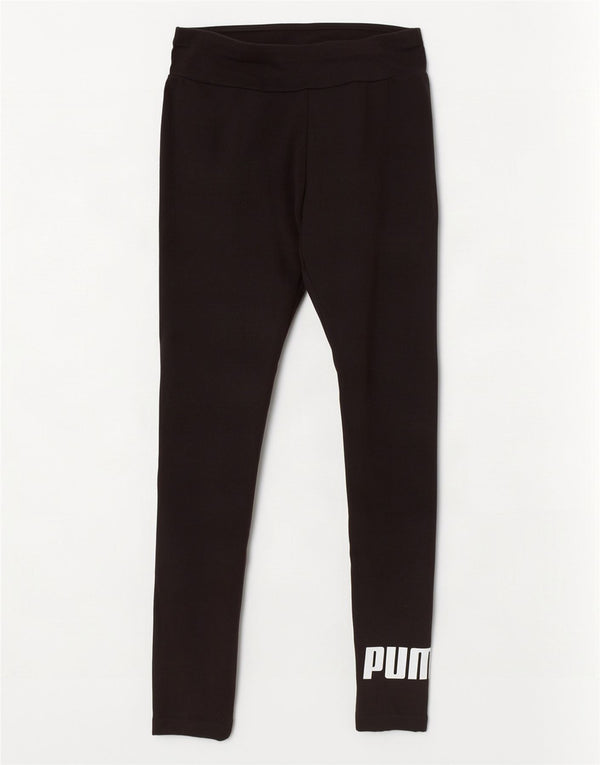 Damskie legginsy Puma Graphic UK 10 Small, czarne, bawełniane