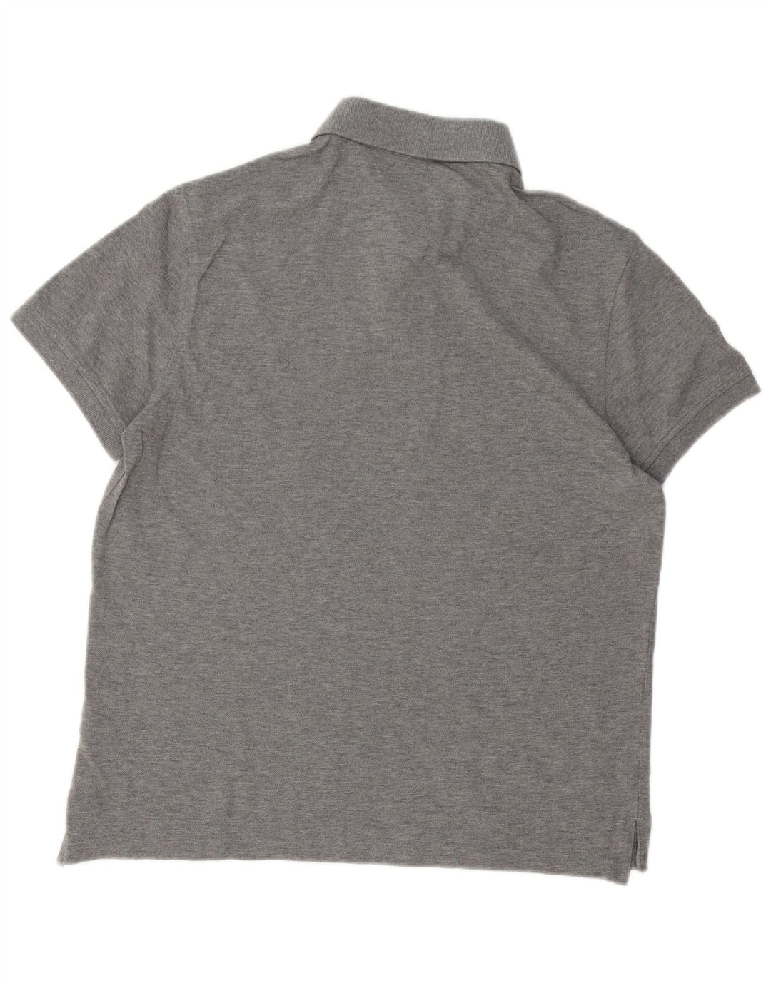 Męska koszulka polo Tommy Hilfiger, średnioszara, bawełniana
