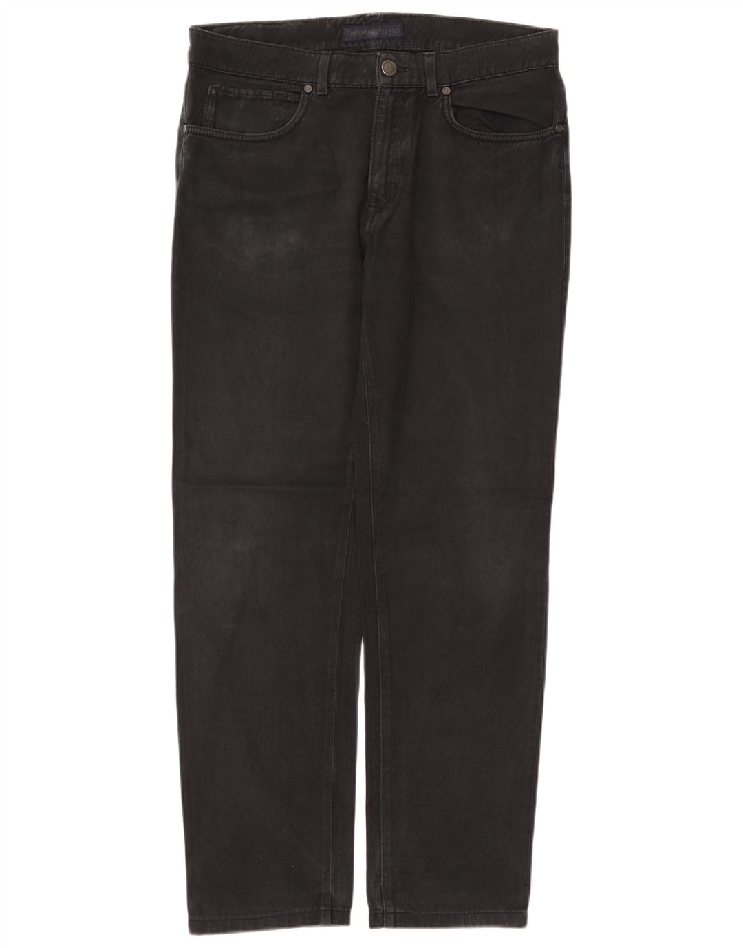 TRUSSARDI Mens Straight Jeans W34 L31  Grey