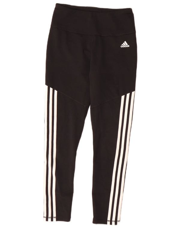 Legginsy Adidas Damskie Climalite UK 8/10 Małe Czarne