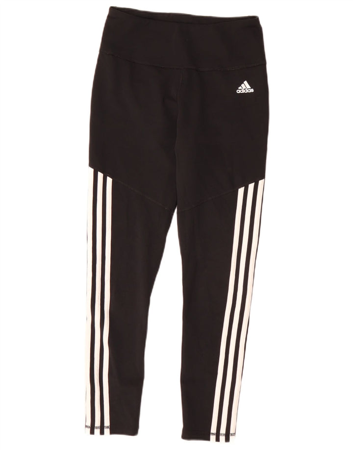 Legginsy Adidas Damskie Climalite UK 8/10 Małe Czarne