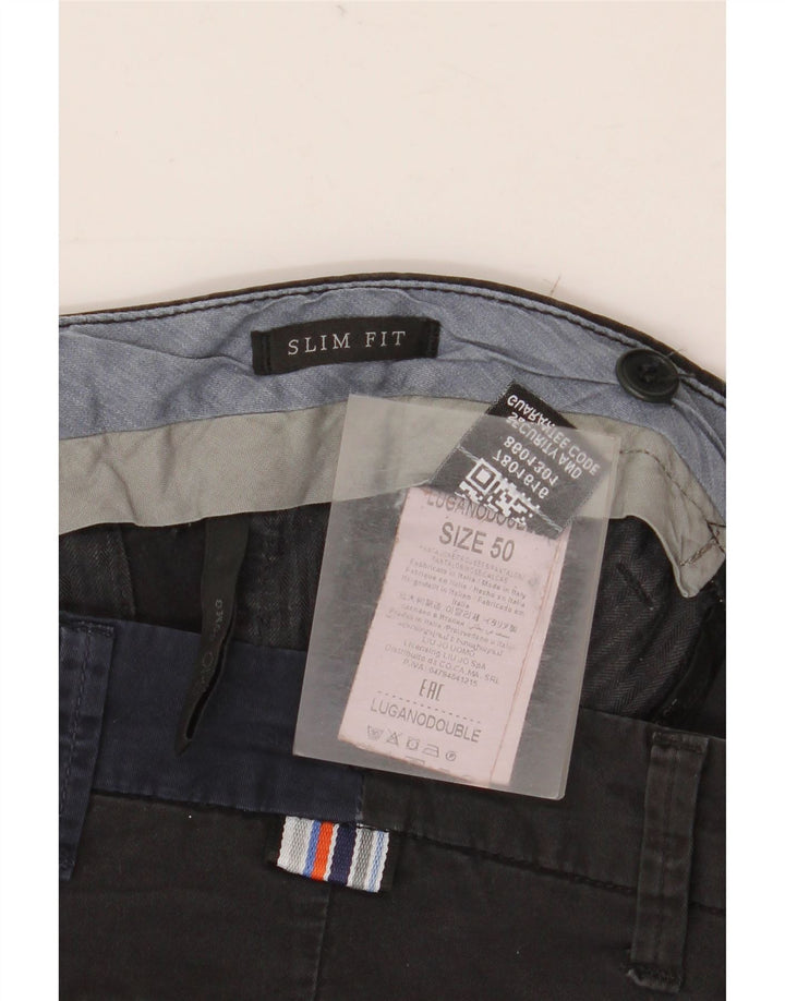 Męskie spodenki chino LIU JO Slim Fit IT 50 Large W36, czarna bawełna