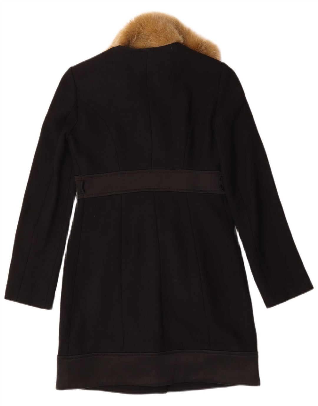 Płaszcz damski w stylu vintage IT 40 Small Black wiskoza
