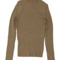 Damski top z długim rękawem Zara UK 12, średni khaki, wiskoza