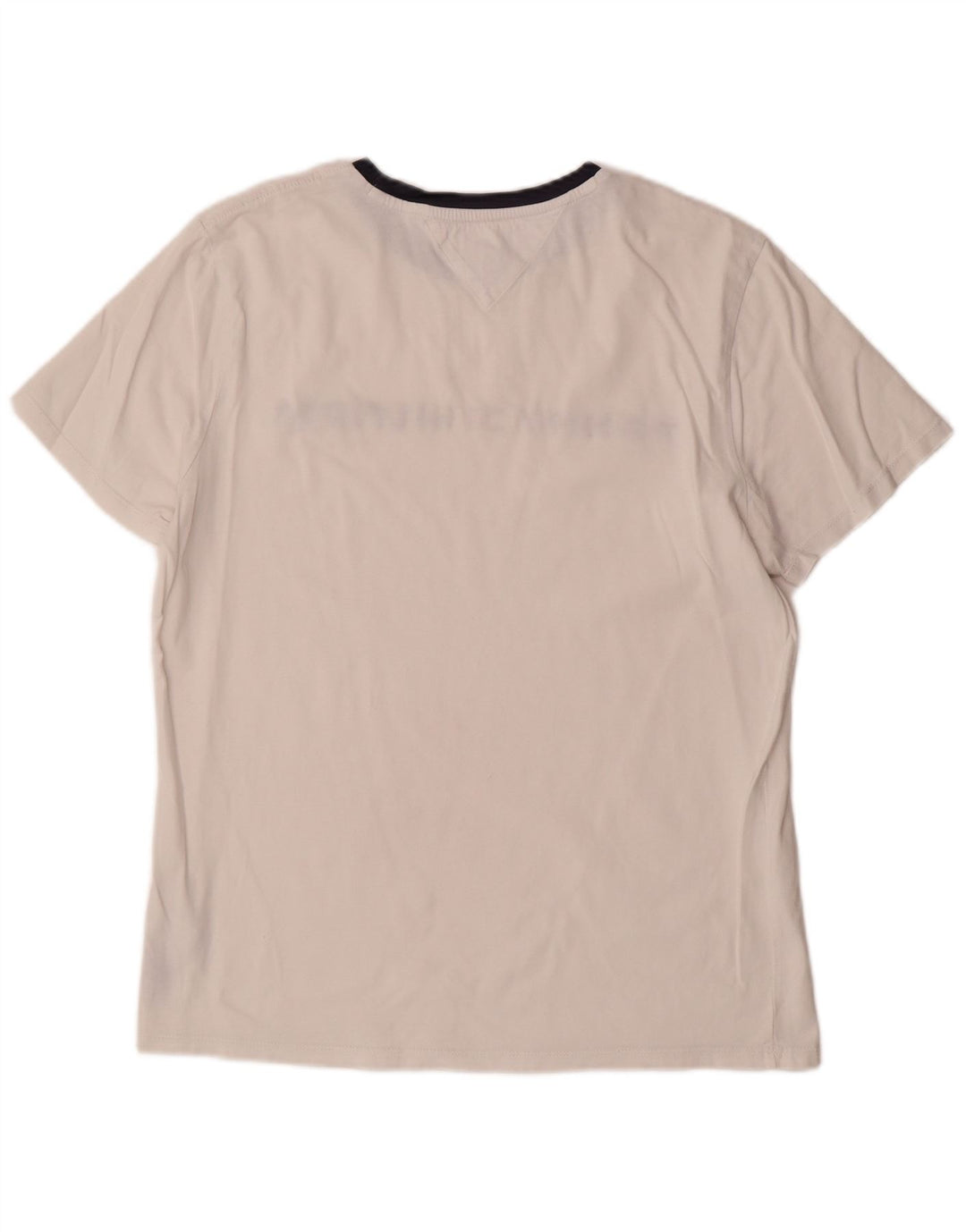 Męski T-shirt Tommy Hilfiger z grafiką, średni biały