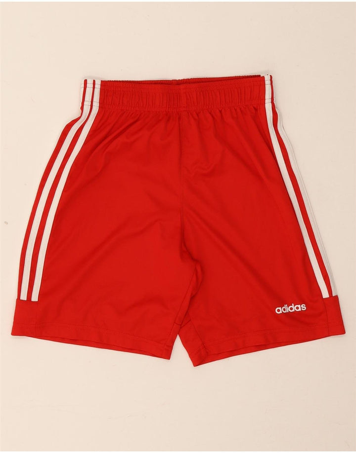 Chłopięce spodenki sportowe Adidas 13-14 lat, czerwony poliester