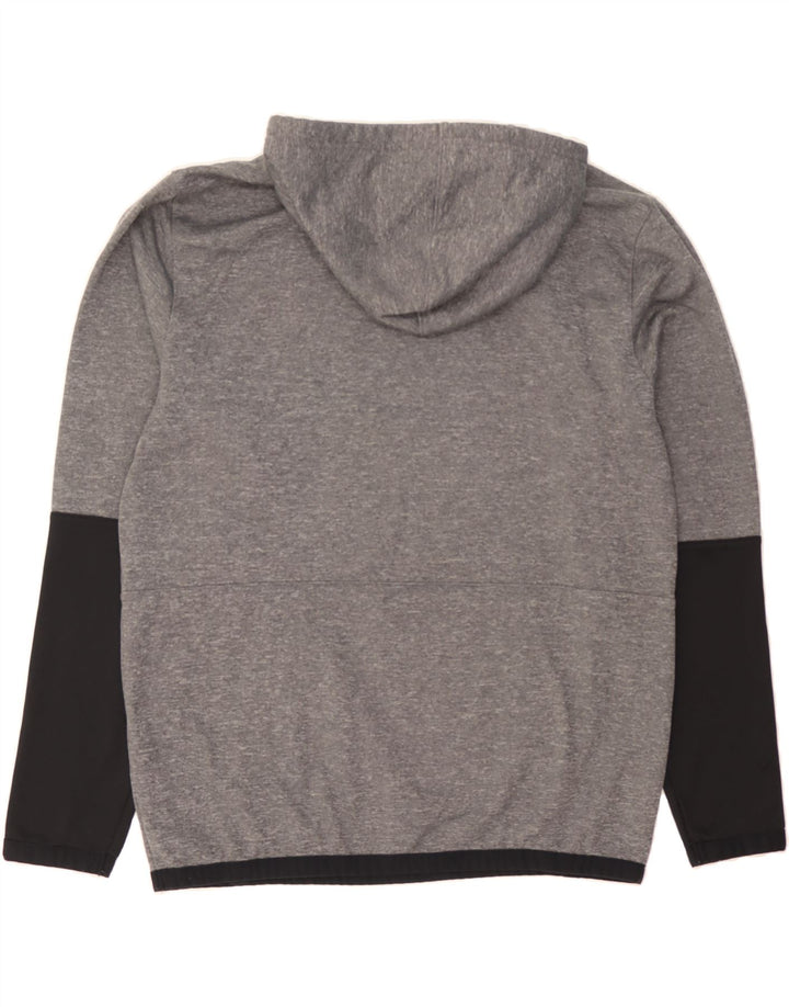 CHAMPION Mens Hoodie Jumper Large Grey Colourblock Polyester Vintage Champion and Second-Hand Champion from Messina Hembry 