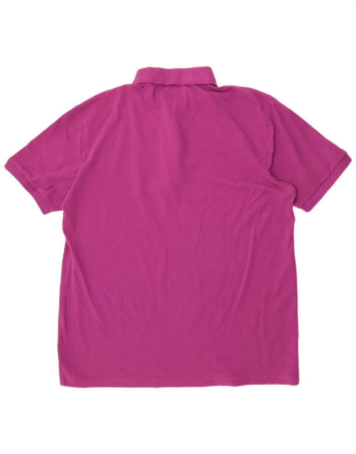 Męska koszulka polo Kappa 3XL, fioletowa, bawełniana