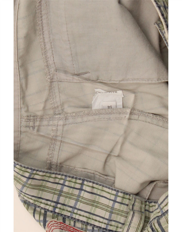 Damskie spodenki Chino Guess UK 14 Large W32 w wielobarwną kratkę