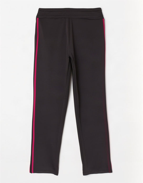Damskie spodnie dresowe Adidas UK 14, duże, szare, poliestrowe