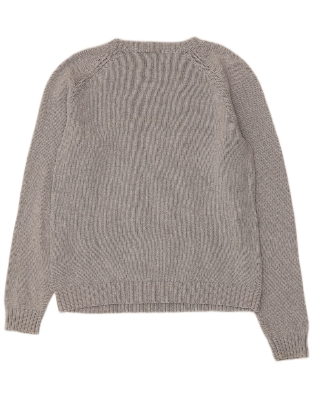 Damski sweter Lands End Drifter Boat Neck Sweter UK 10/12 Średni szary