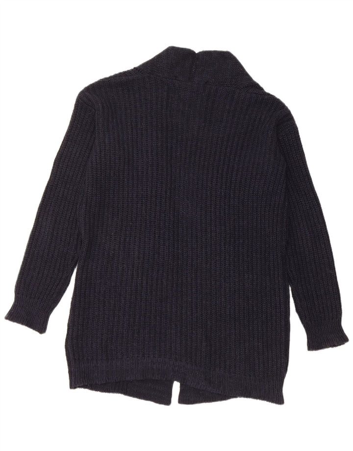 Damski sweter oversize Superdry o przedłużonym fasonie, UK 10, mały, granatowy