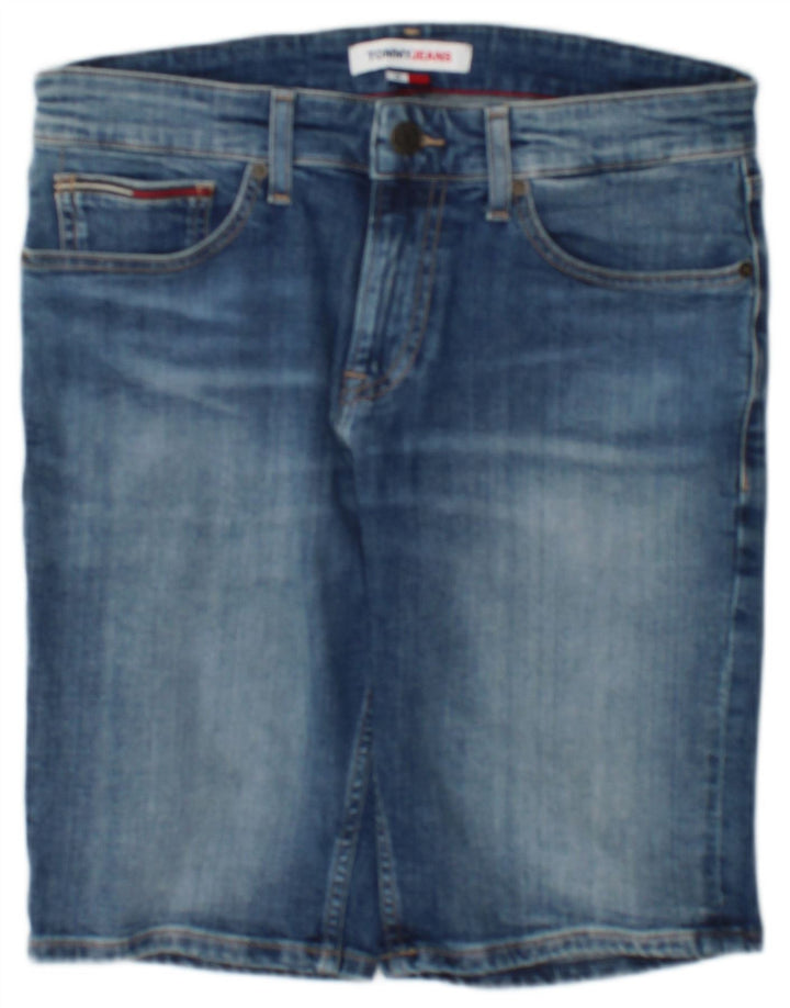 Męskie spodenki jeansowe Tommy Hilfiger W29 Small Blue Cotton