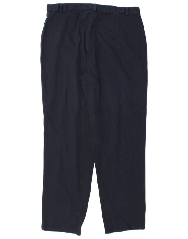 DOCKERS Damskie spodnie codzienne z wysokim stanem US 16 2XL W34 L30 Granatowe