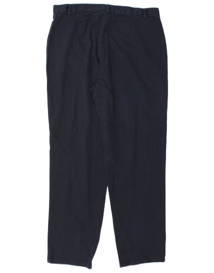 DOCKERS Damskie spodnie codzienne z wysokim stanem US 16 2XL W34 L30 Granatowe