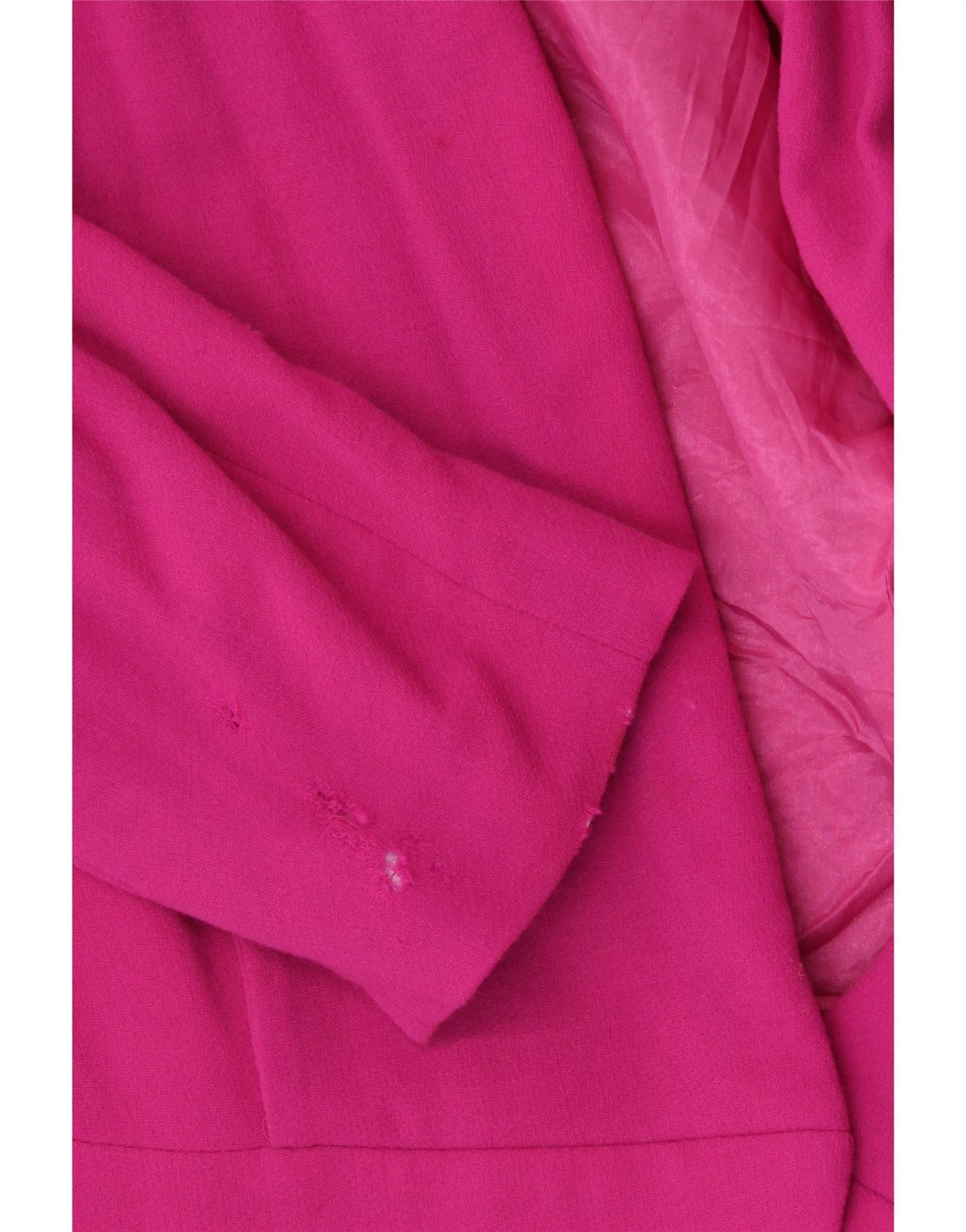 Damska marynarka Elegance UK 14 Średnia różowa wełna