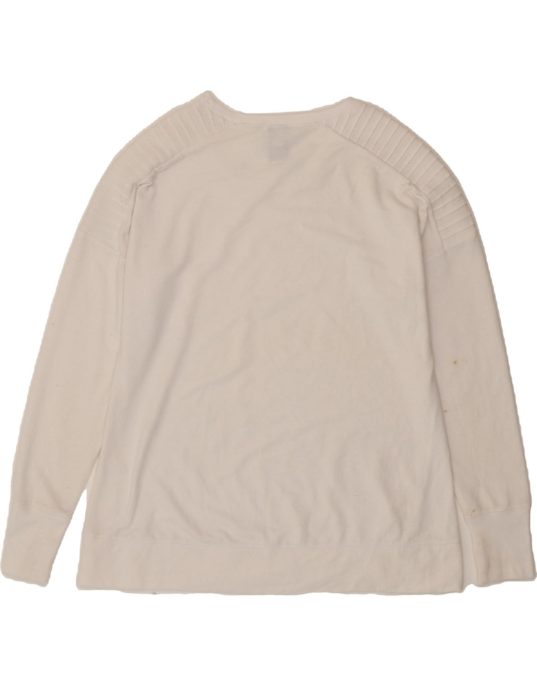 REEBOK Womens Sweatshirt Jumper UK 18 XL White Polyester Vintage Reebok and Second-Hand Reebok from Messina Hembry 
