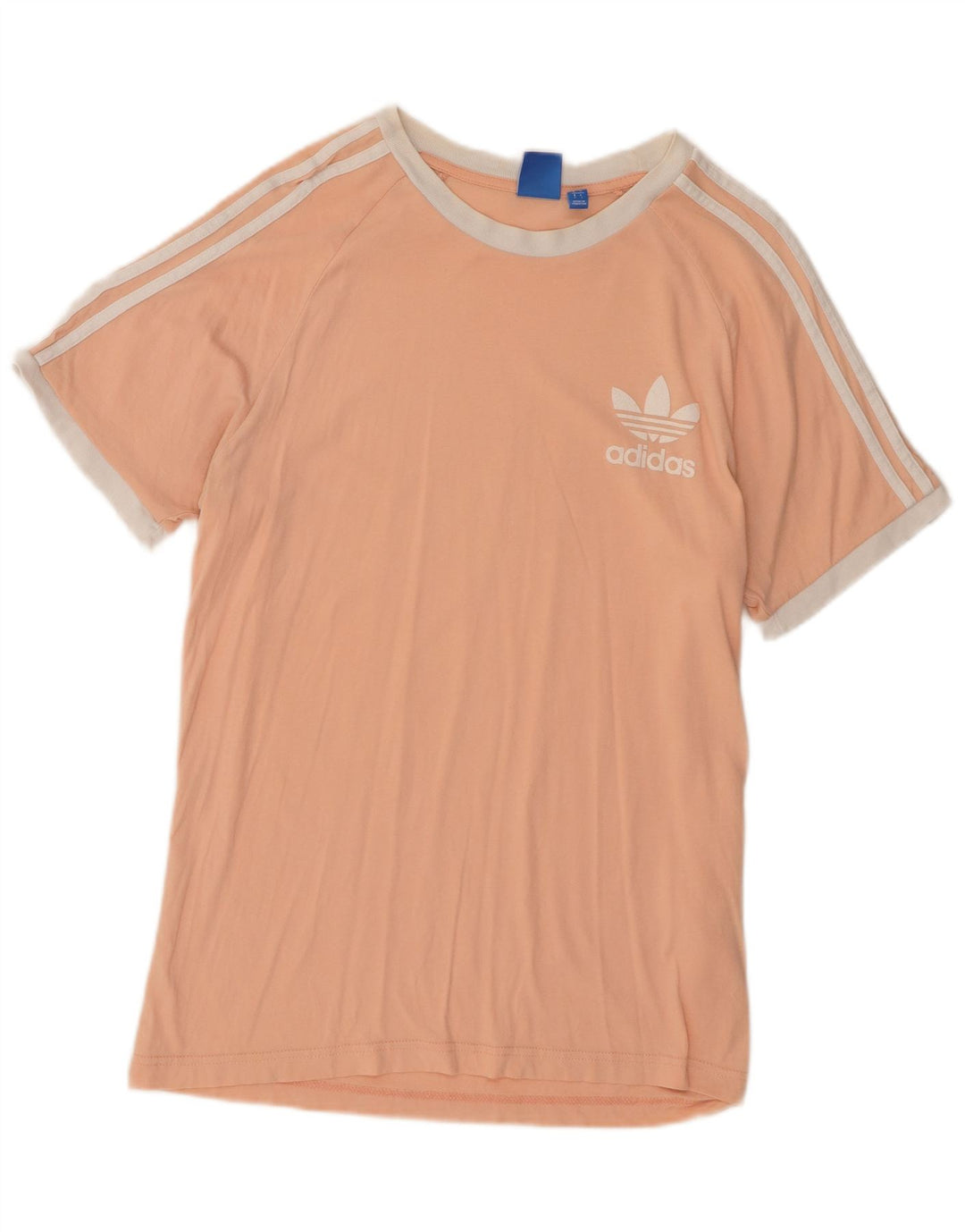 Adidas Męski T-Shirt Top Duży Różowy Bawełniany