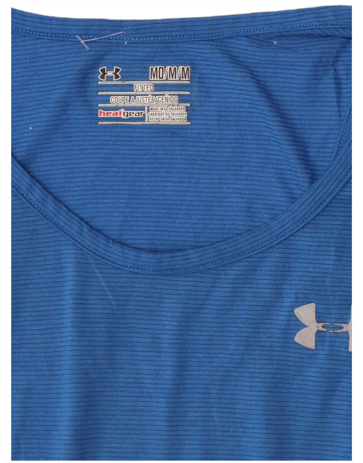 Męska kamizelka Under Armour Heat Gear w średnie niebieskie prążki