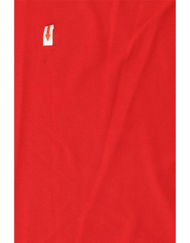 Męska koszulka polo Puma, bawełniana, średnia czerwona