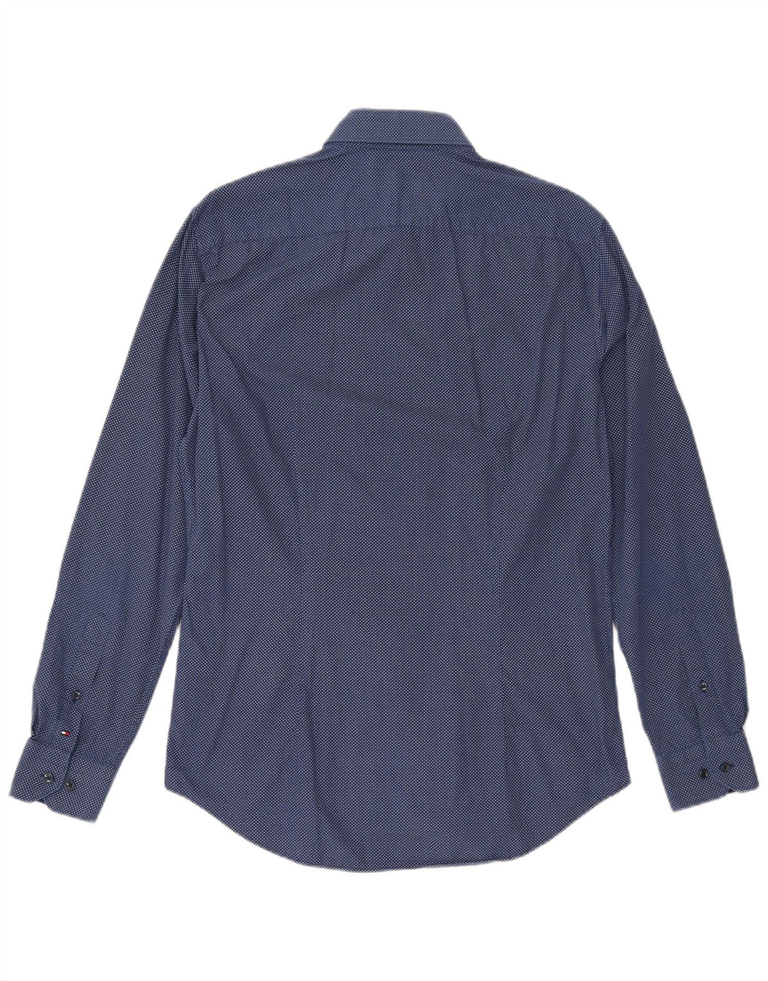 Męska koszula TOMMY HILFIGER w abstrakcyjny wzór, rozmiar 15 1/2 39, średni granat