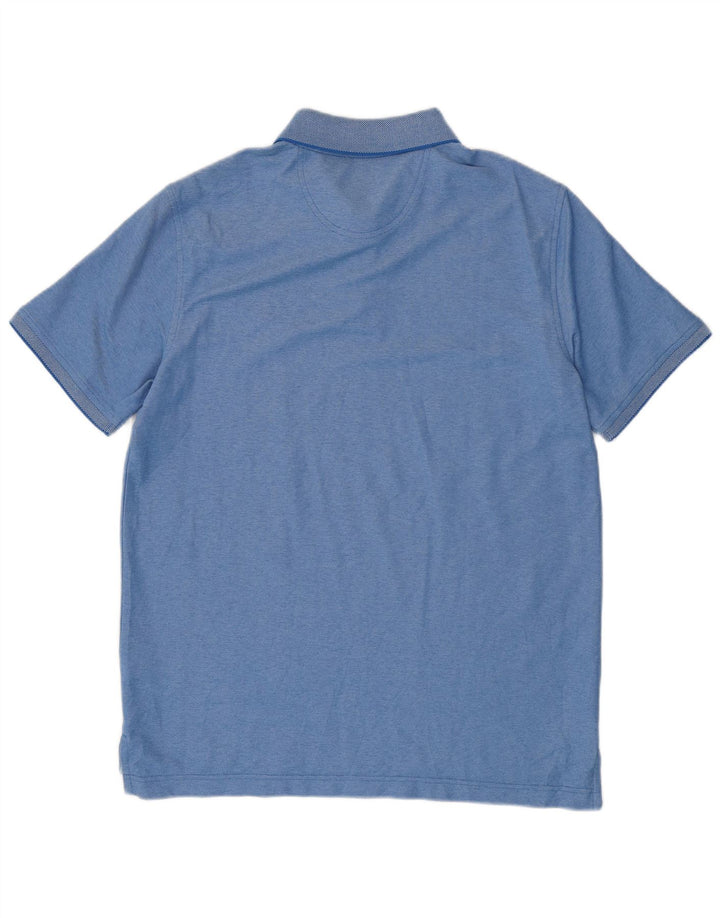 Męska koszulka polo IZOD, niebieska, bawełniana