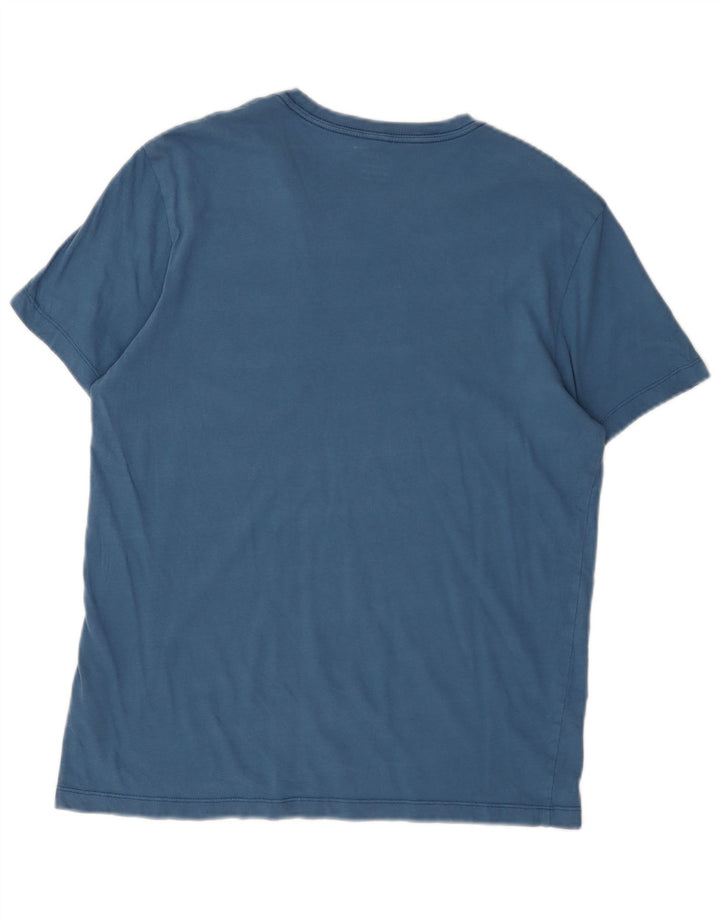 J. CREW Męski T-shirt slim fit, bawełniany, średni niebieski