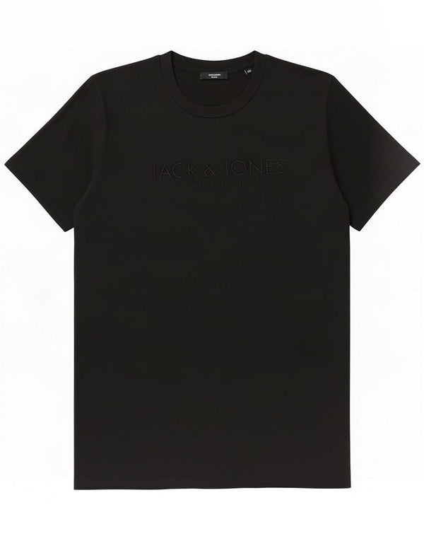 T-shirt męski Jack & Jones Top, duży, czarny, bawełniany