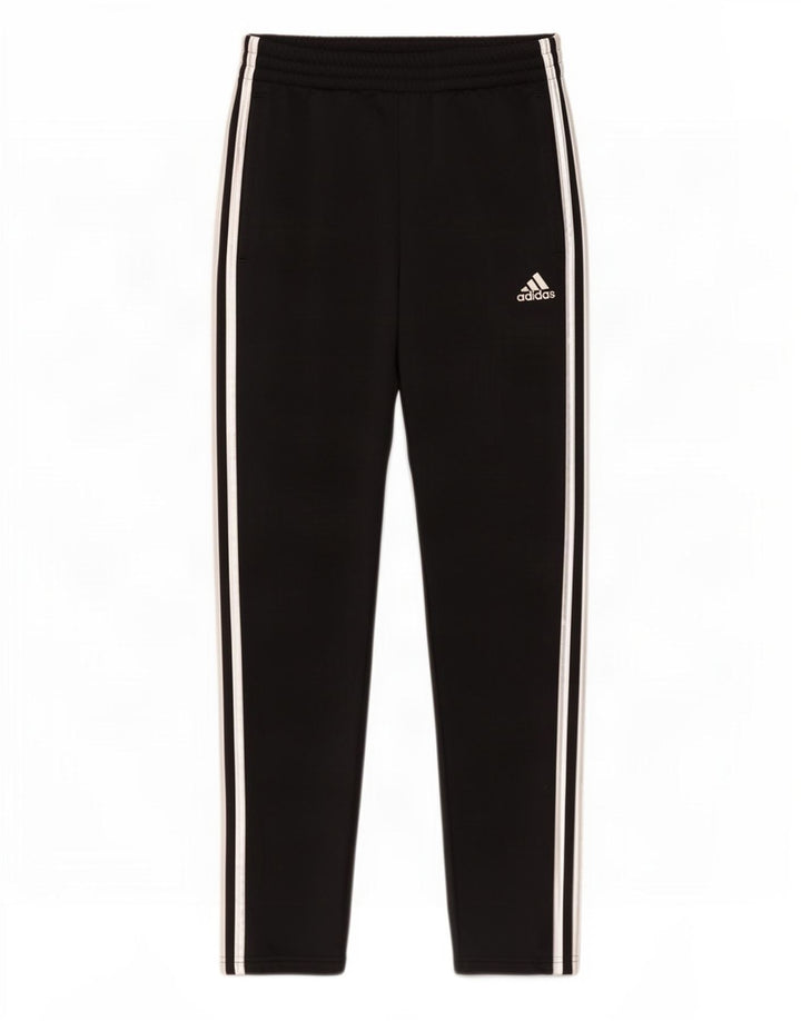 Chłopięce spodnie dresowe Adidas 12-13 lat, duże, czarne, poliestrowe