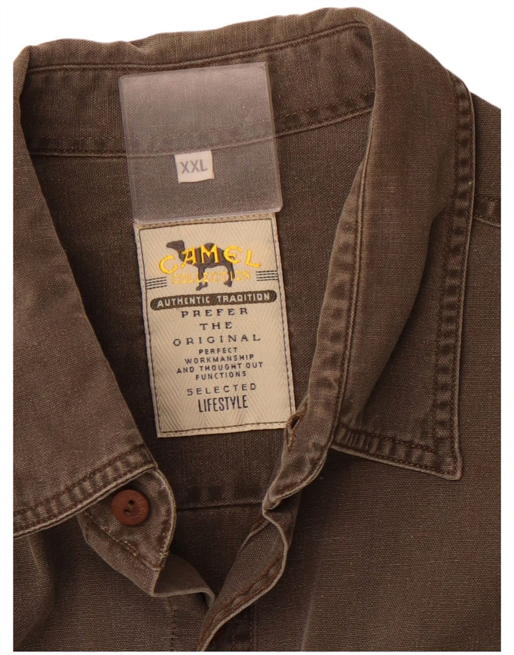 Koszula męska CAMEL ACTIVE 2XL brązowa