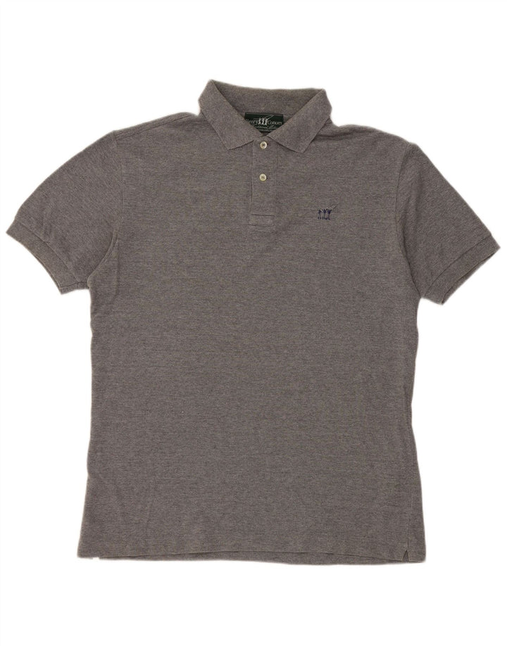 Męska koszulka polo Henry Cottons, mała, szara, bawełniana