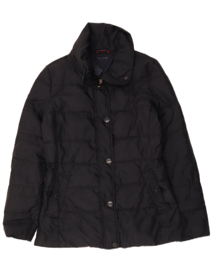 Damska kurtka oversize Tommy Hilfiger UK 10, mała, granatowa
