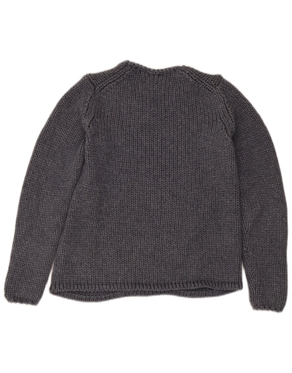 Damski sweter Tommy Hilfiger z dekoltem w łódkę UK 6 XS Szara wiskoza