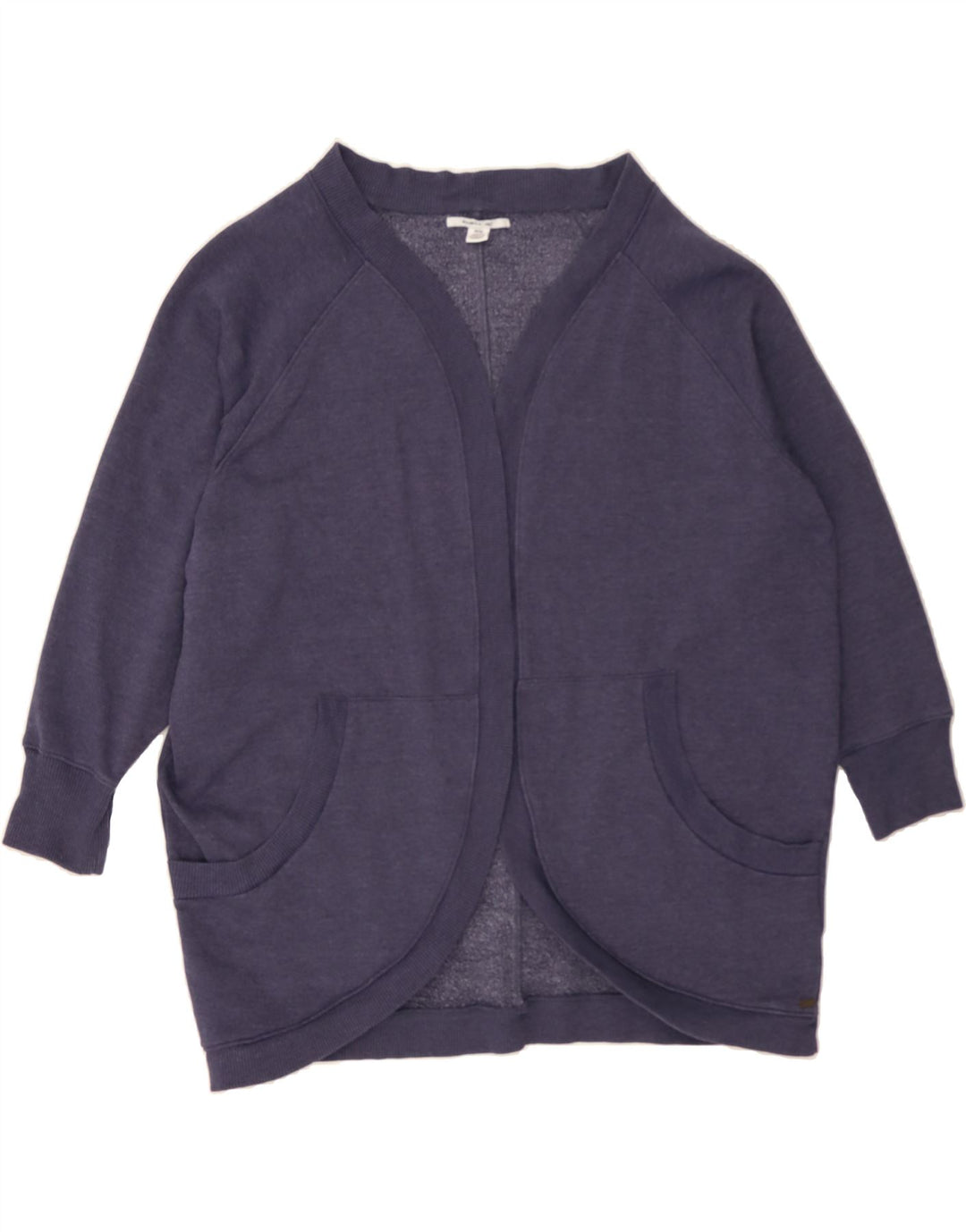 O'NEILL Womens Oversized Open Cardigan Sweater UK 14 Medium Navy Blue Vintage O'Neill and Second-Hand O'Neill from Messina Hembry 