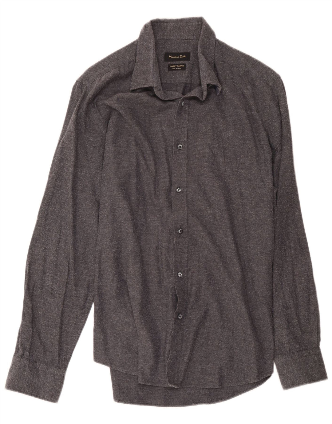 Koszula męska Massimo Dutti, duża, szara, w jodełkę
