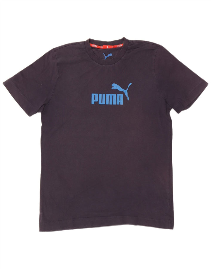 Męski T-shirt z grafiką PUMA, duży, granatowy
