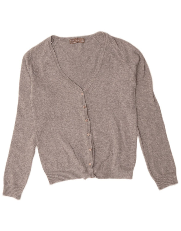 Sweter damski Zara Cardigan UK 10 Small, szary, bawełniany